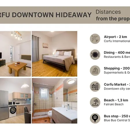 Daire Corfu Downtown Hideaway