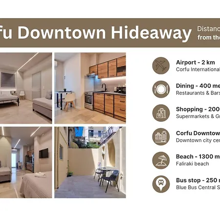 شقة Corfu Downtown Hideaway Ground Floor Corfu (city)
